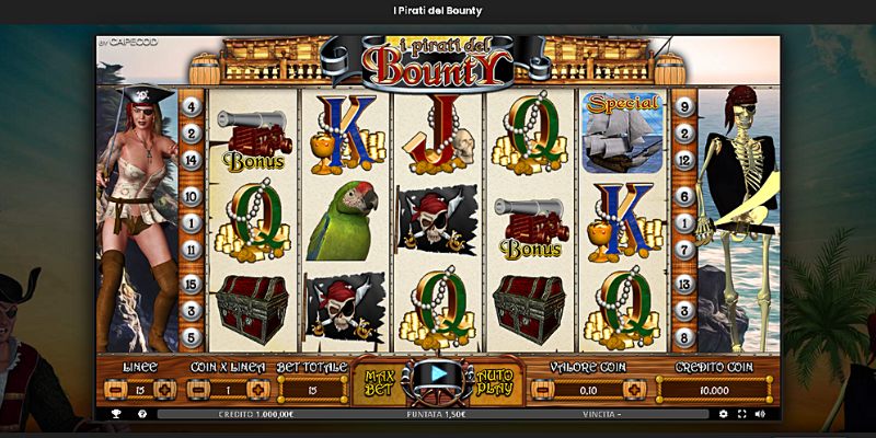 Slot (I Pirati del Bounty) di StarGame