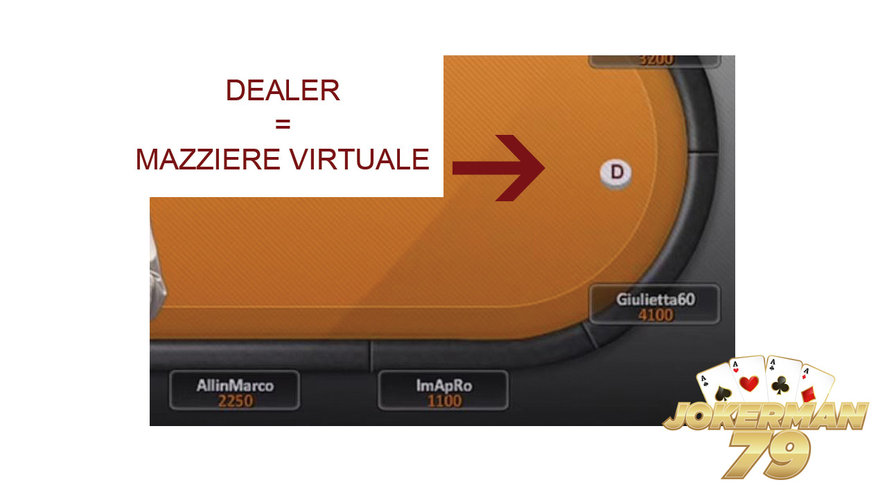 dealer e mazziere virtuale