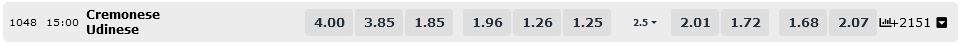 cremonese udinese